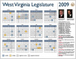 2009 Legislative Calendar
