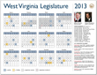 2013 Legislative Calendar